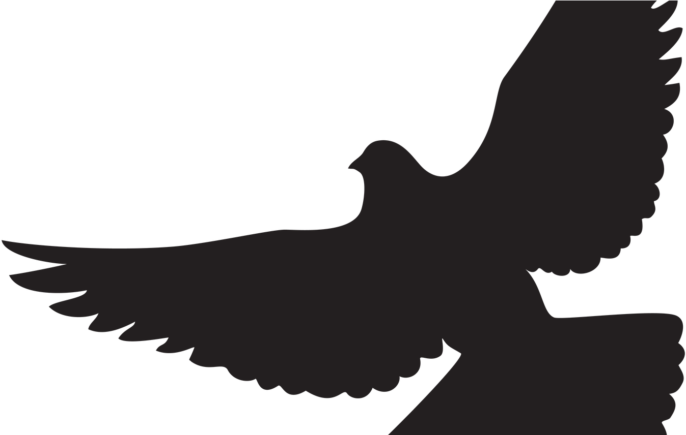 Dove Silhouette Png Clip Art Gallery Yopriceville High Transparent Png (1347x856), Png Download