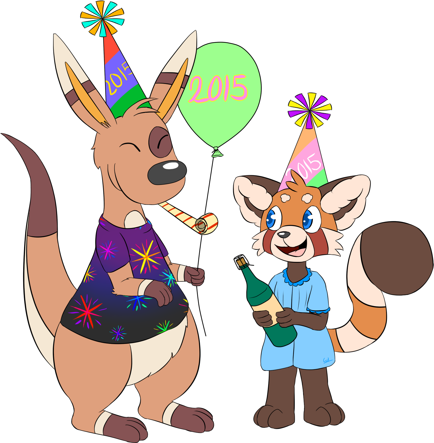 Happy New Year Clipart (1521x1550), Png Download