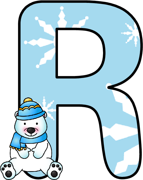 Ch B *✿* Alfabeto Winter De Kid Sparkz Christmas Alphabet, Clipart (527x680), Png Download