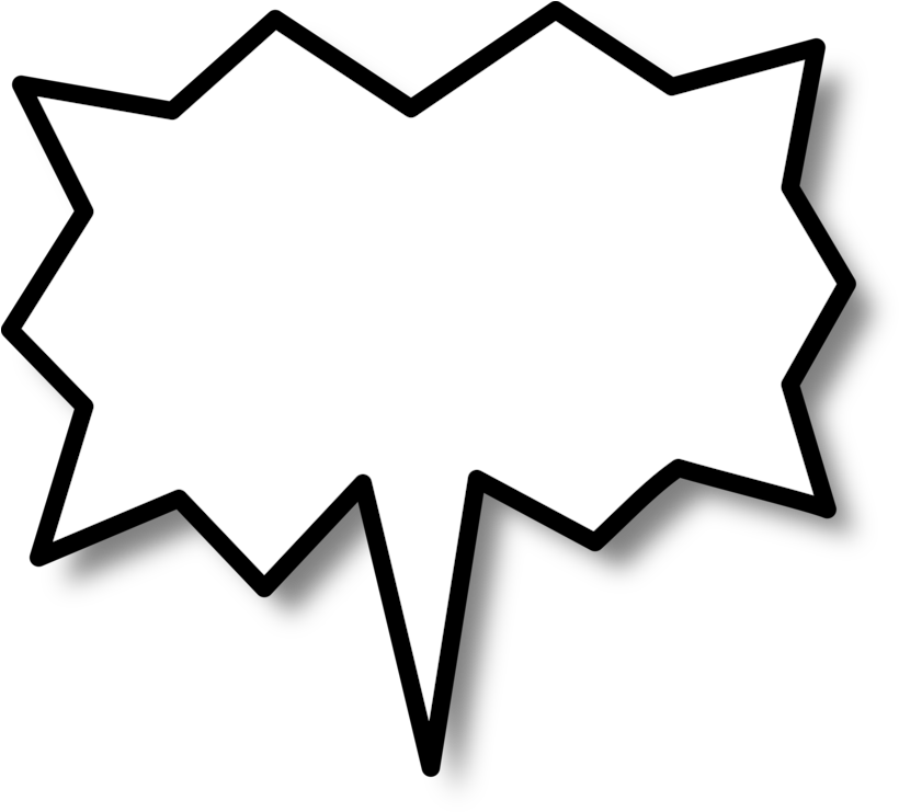 Speech Balloon Comics Book Clipart (822x750), Png Download