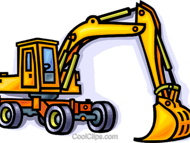 Excovator Clipart Construction Equipment - Png Download (640x480), Png Download