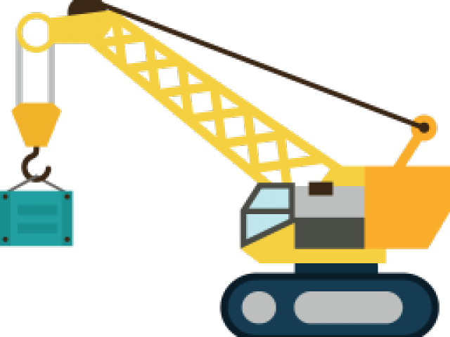 Crane Clipart Plant Machinery - Png Download (640x480), Png Download