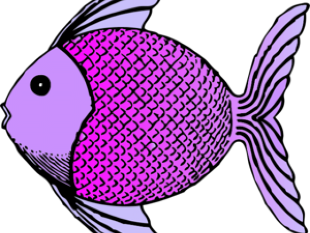 Tropical Fish Clipart Purple - Png Download (640x480), Png Download