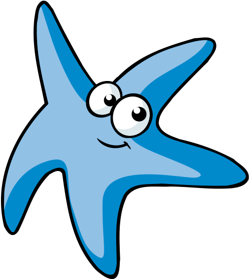 Patrick Star Adobe Illustrator Cartoon Stars Blue Ⓒ Clipart (671x627), Png Download