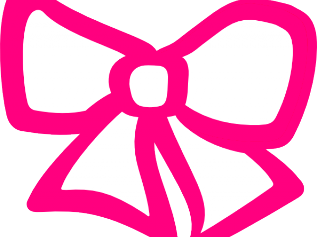 Pink Hair Clipart Cheer Bow - Png Download (640x480), Png Download