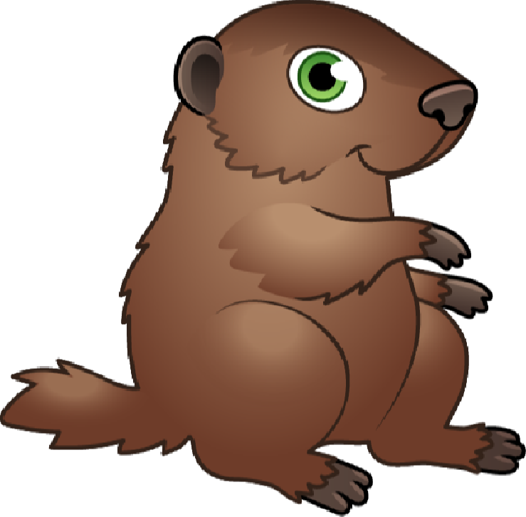 Groundhog - Groundhog Clipart (739x726), Png Download