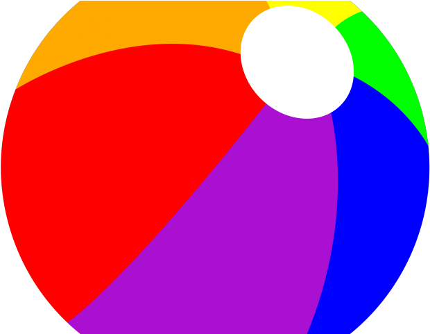 Beach Ball Clipart Sand - Png Download (640x480), Png Download