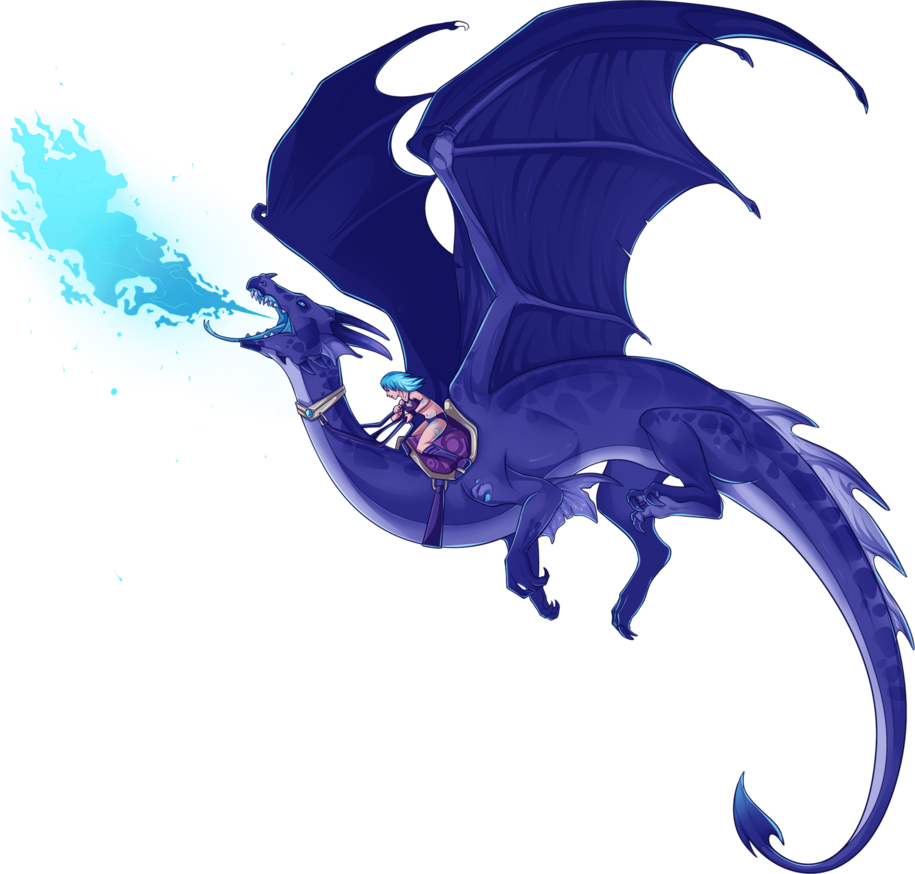 Drawn Dragon Anime Clipart (915x874), Png Download