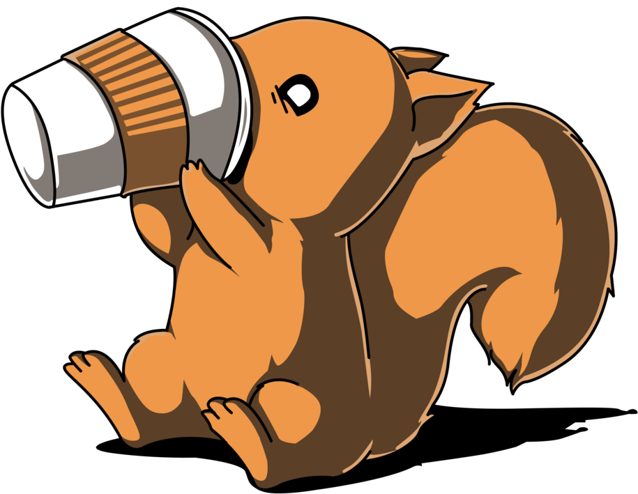 Squirrel Sticker Clipart (1024x1024), Png Download
