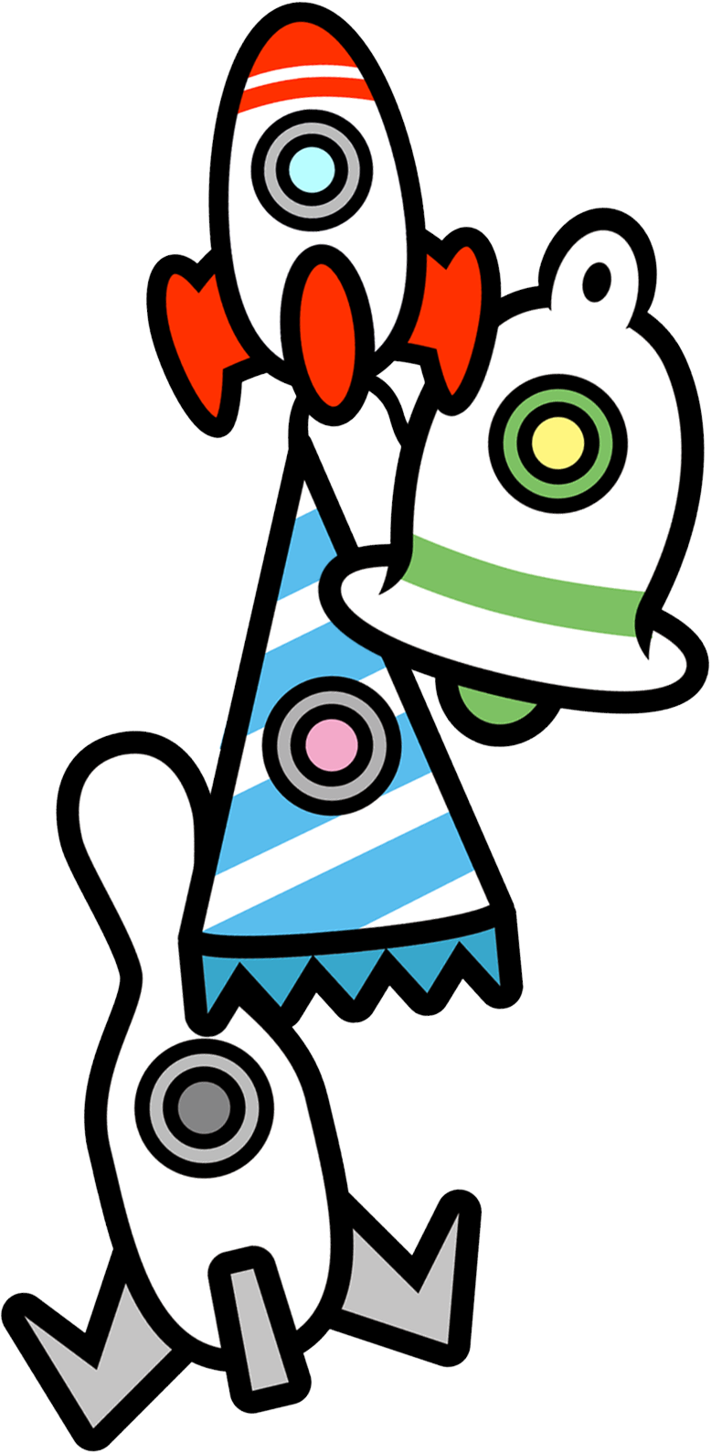 Rocket Zero Clipart (778x1589), Png Download