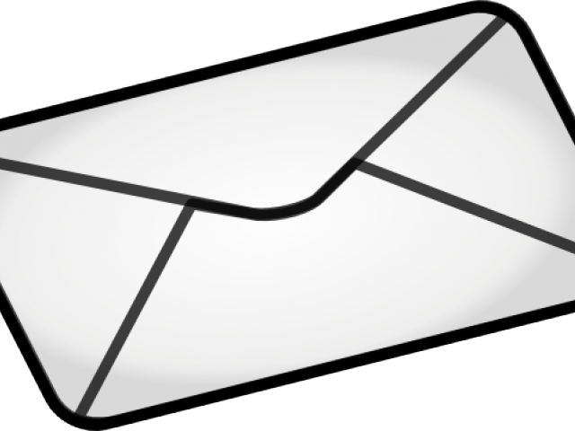 Letter Clipart Black And White - Png Download (640x480), Png Download