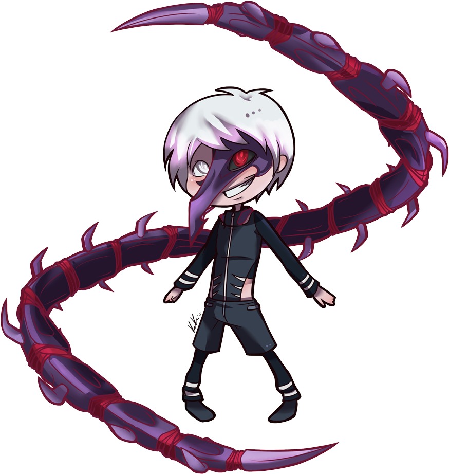 Centipede Kaneki Tried To Make Him Look Cute A Lil Clipart (900x957), Png Download