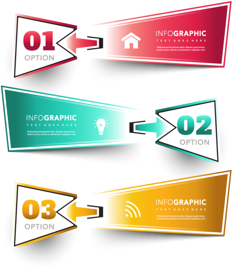 Banner With Templates Infographic Clipart (640x640), Png Download