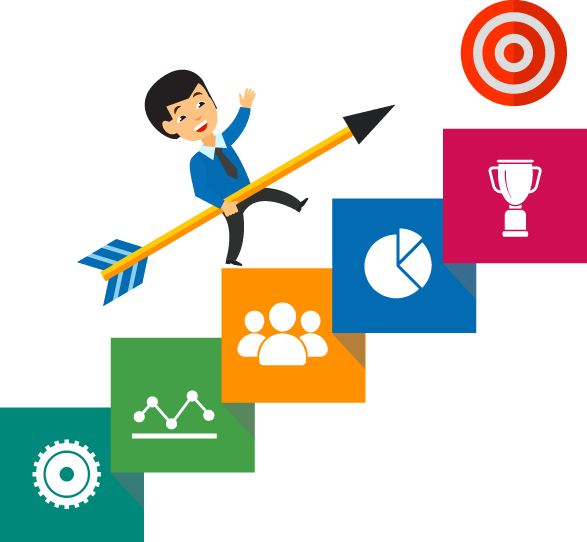 Key Benefits Of Professional Business Review Process Clipart (587x542), Png Download