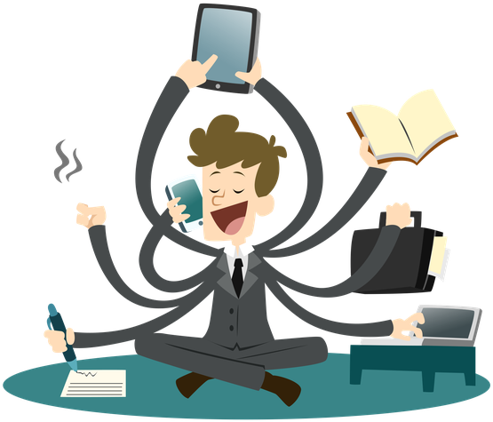 Manage Your Time By Dividing Your Work With Clipart (602x602), Png Download