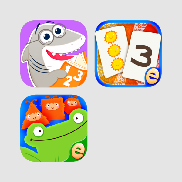 Toddler Numbers, Shapes And Colors Learning Games For Clipart (600x600), Png Download