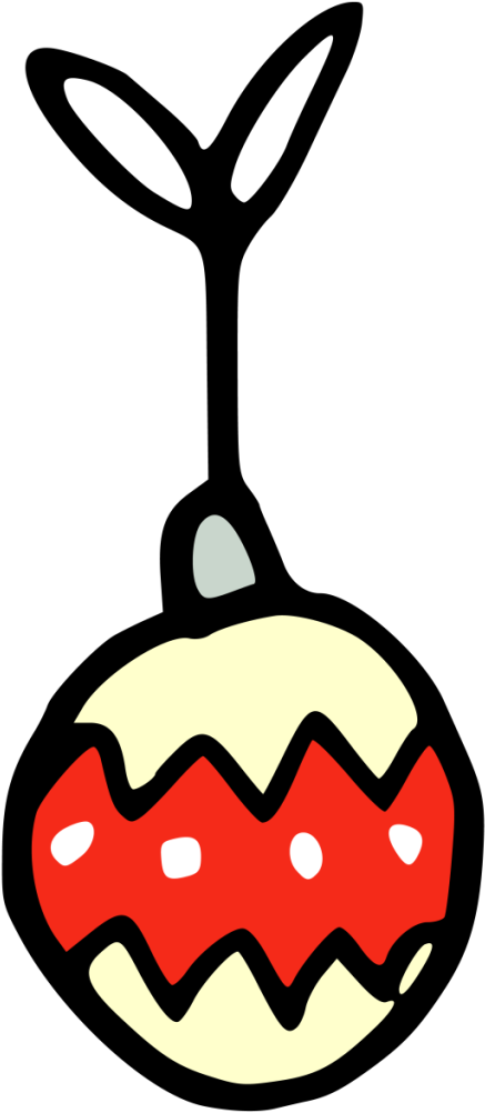 Fête Pendre Pallier Les Petits Sphère En Hiver Clipart (1024x1024), Png Download