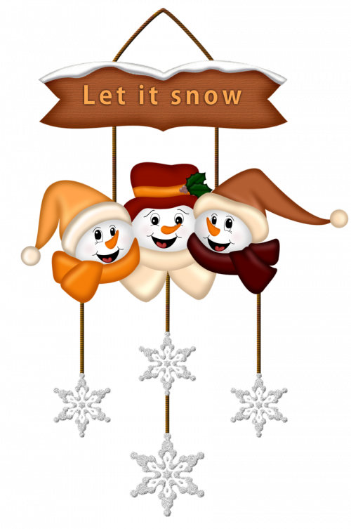 Tubes Noel Varies Pngpour Vos Creasbisous A Vous Clipart (500x753), Png Download