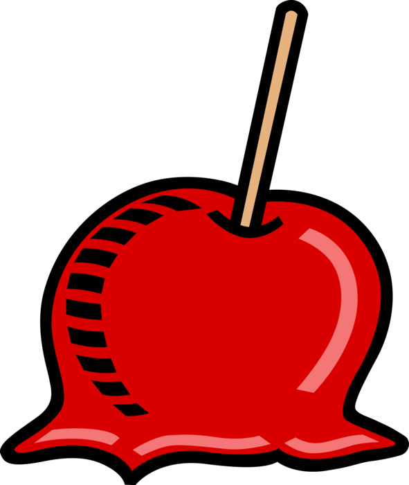 Apple Or Toffee Image Clipart (591x700), Png Download