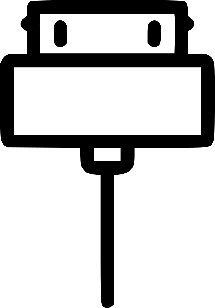 Usb Adapter Cable Iphone Apple Connector Comments Clipart (682x980), Png Download