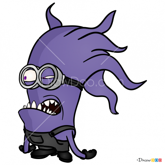 How To Draw Despicable Clipart (665x665), Png Download