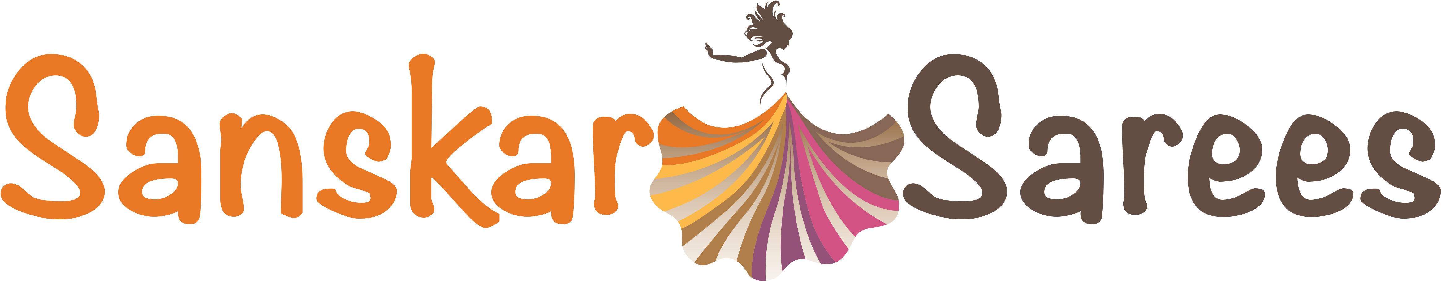 Sanskar Sarees Sanskar Sarees Clipart (5200x1200), Png Download