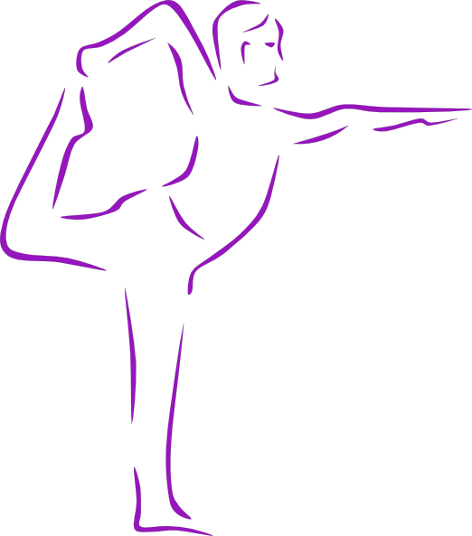 Natarajasana Clip Art At Clker Com Vector Clip Art - Png Download (522x593), Png Download