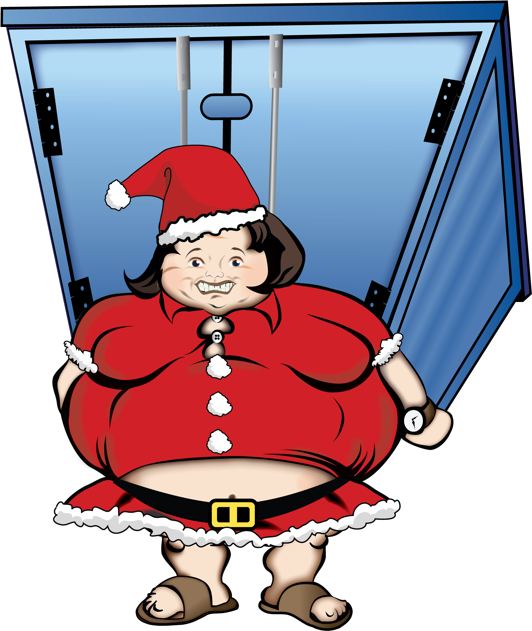 Merry Christmas One & All From Fats Clipart (2480x3508), Png Download