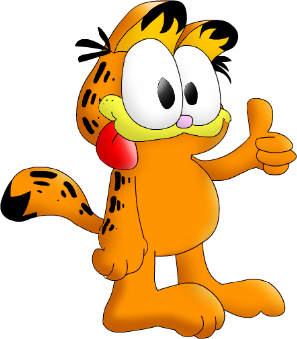 Garfield Clipart - Png Download (600x684), Png Download