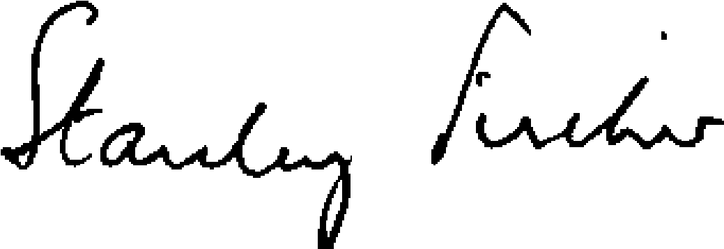 Stanley Fischer Signature 2010 Clipart (1122x500), Png Download