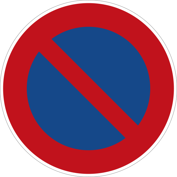 Eingeschränktes Halteverbot , Stvo Clipart (601x601), Png Download