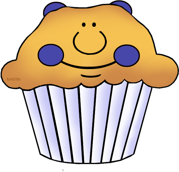 Blueberry Muffin Clipart (648x592), Png Download