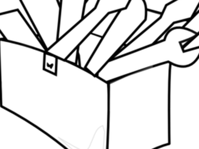 Box Clipart Black And White - Png Download (640x480), Png Download