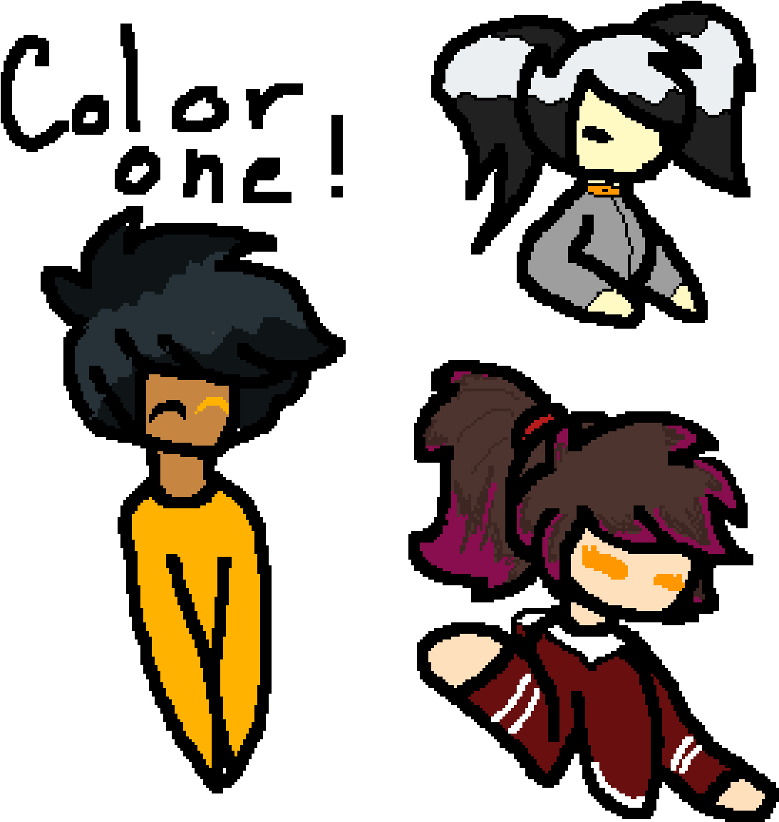 I Added Kacey With A New Hair Cut Clipart (1200x1200), Png Download