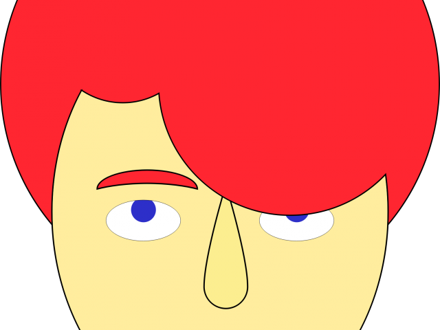 Red Hair Clipart Big Hair - Png Download (640x480), Png Download