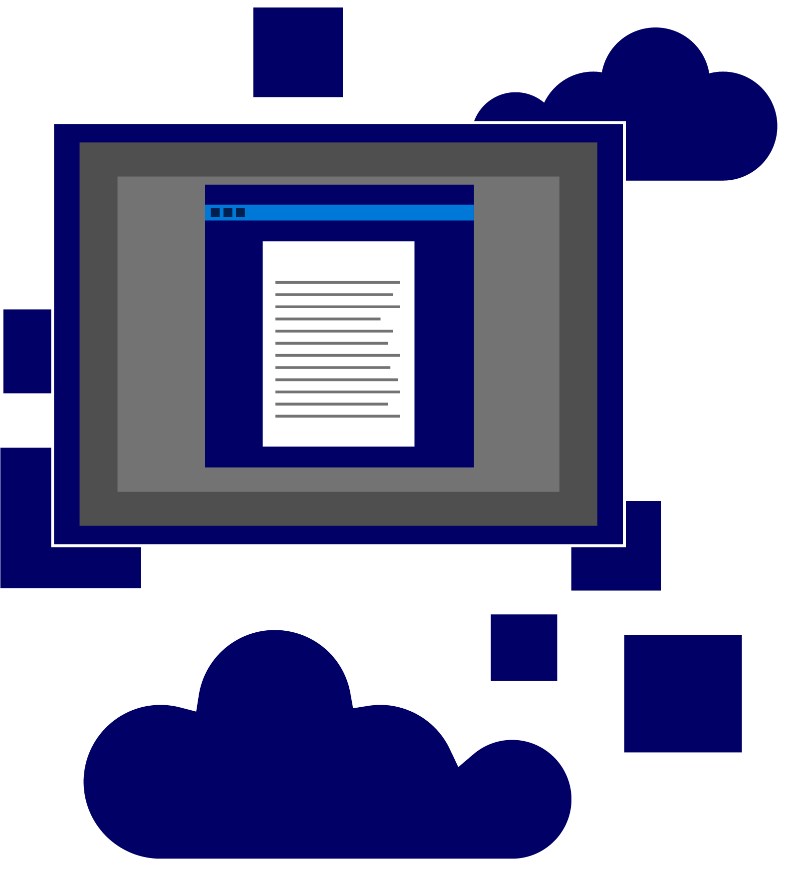 Office 365 In The Cloud Clipart (1613x1754), Png Download