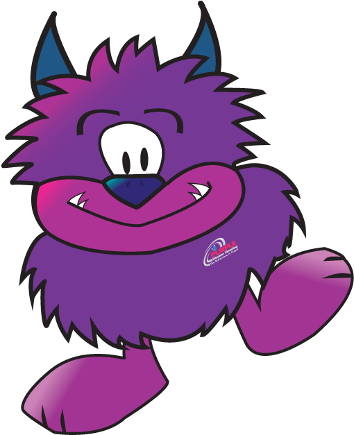Purple Pete The Cleaning Monster Clipart (1024x768), Png Download