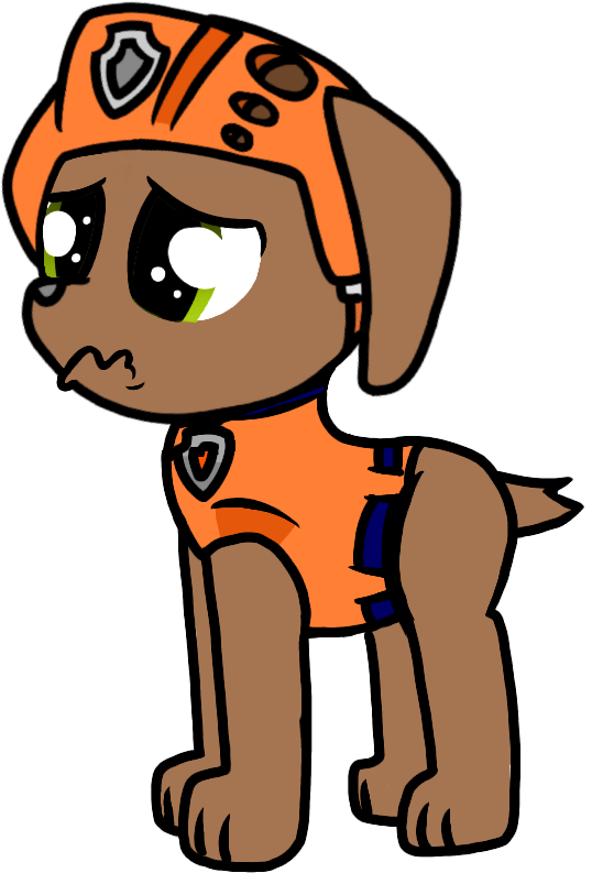Paw Patrol Zuma By Rainboweevee Da Clipart (598x854), Png Download