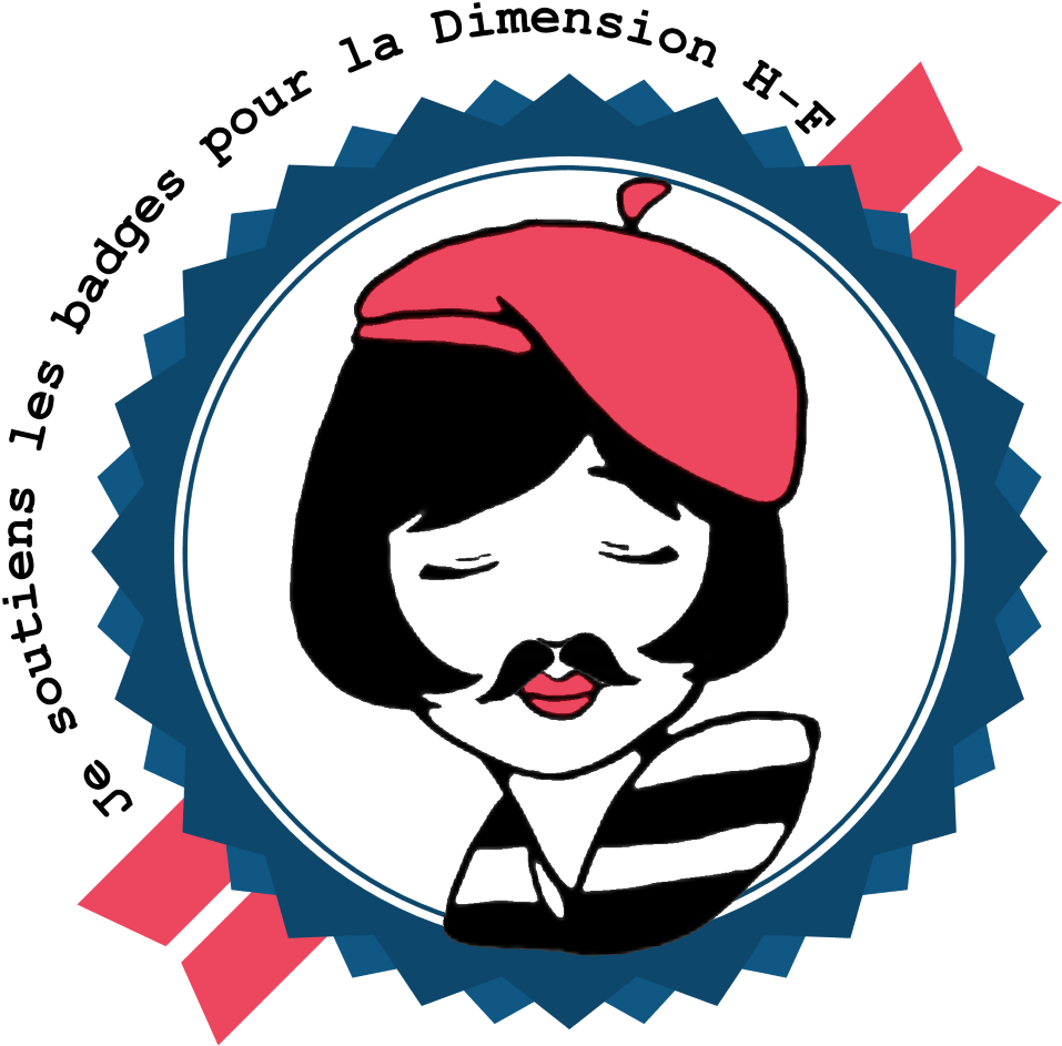 Je Soutiens Les Badges Pour La Dimension H-f Clipart (1000x1000), Png Download