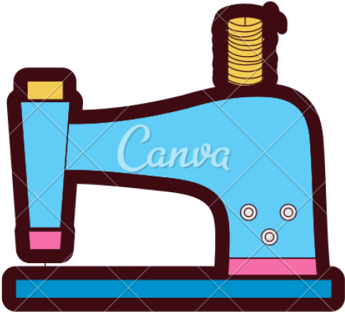 Sewing Machine Clipart Old Fashioned - Stock Illustration - Png Download (640x480), Png Download