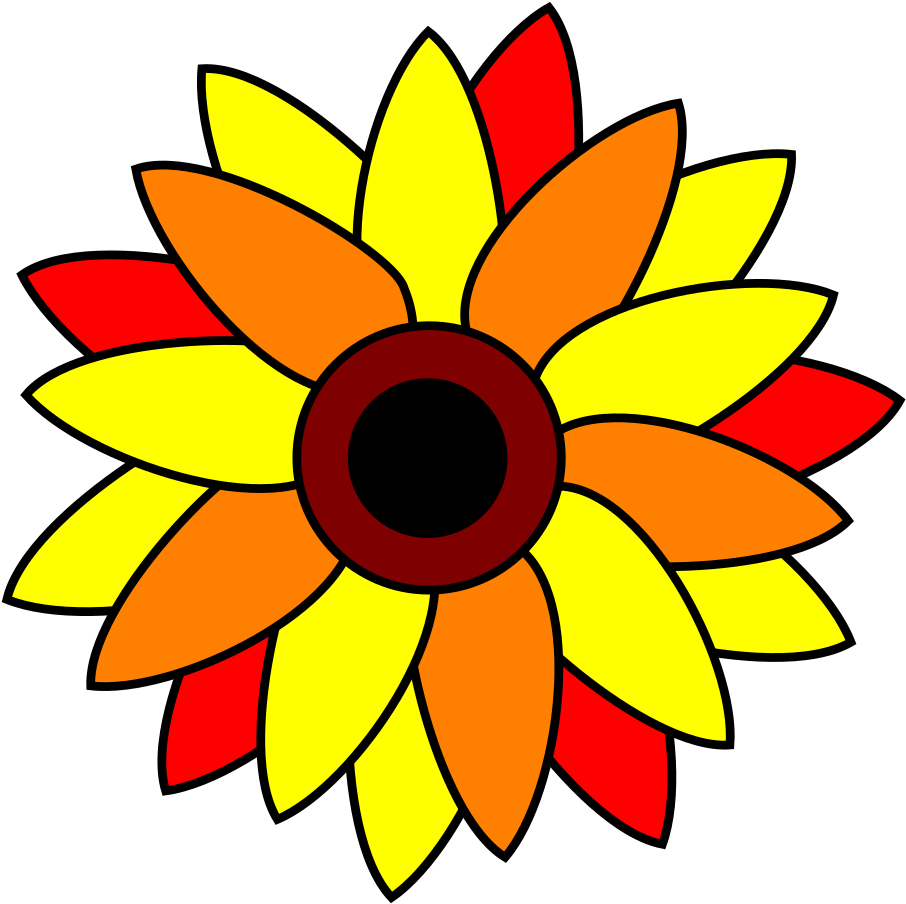 Sunflower Clip Art - Png Download (600x598), Png Download