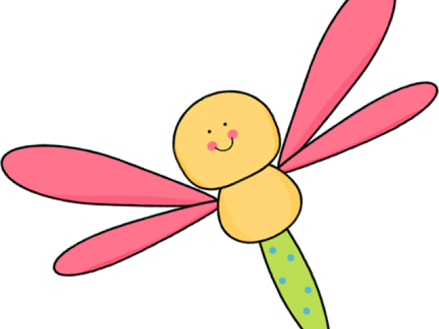 Dragonfly Clipart Fancy - Dragonfly Cartoon Png Transparent Png (640x480), Png Download