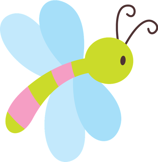 Dragonfly Clipart, Vintage Clip Art, Say Hello, Applique - Mariposas Minus - Png Download (650x669), Png Download