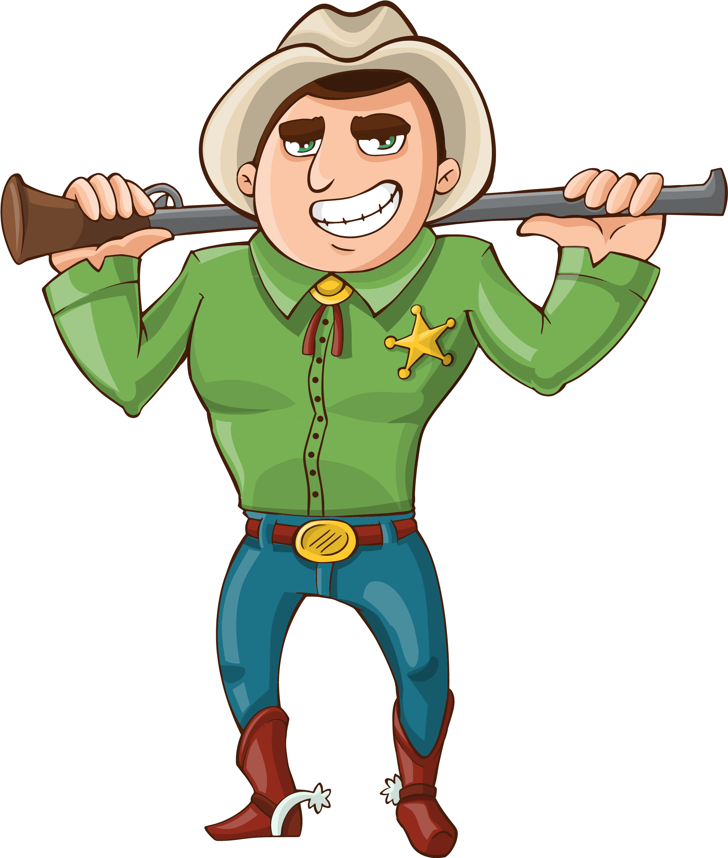 Bears Clipart Little Bear - Sheriff Clipart - Png Download (2885x3079), Png Download