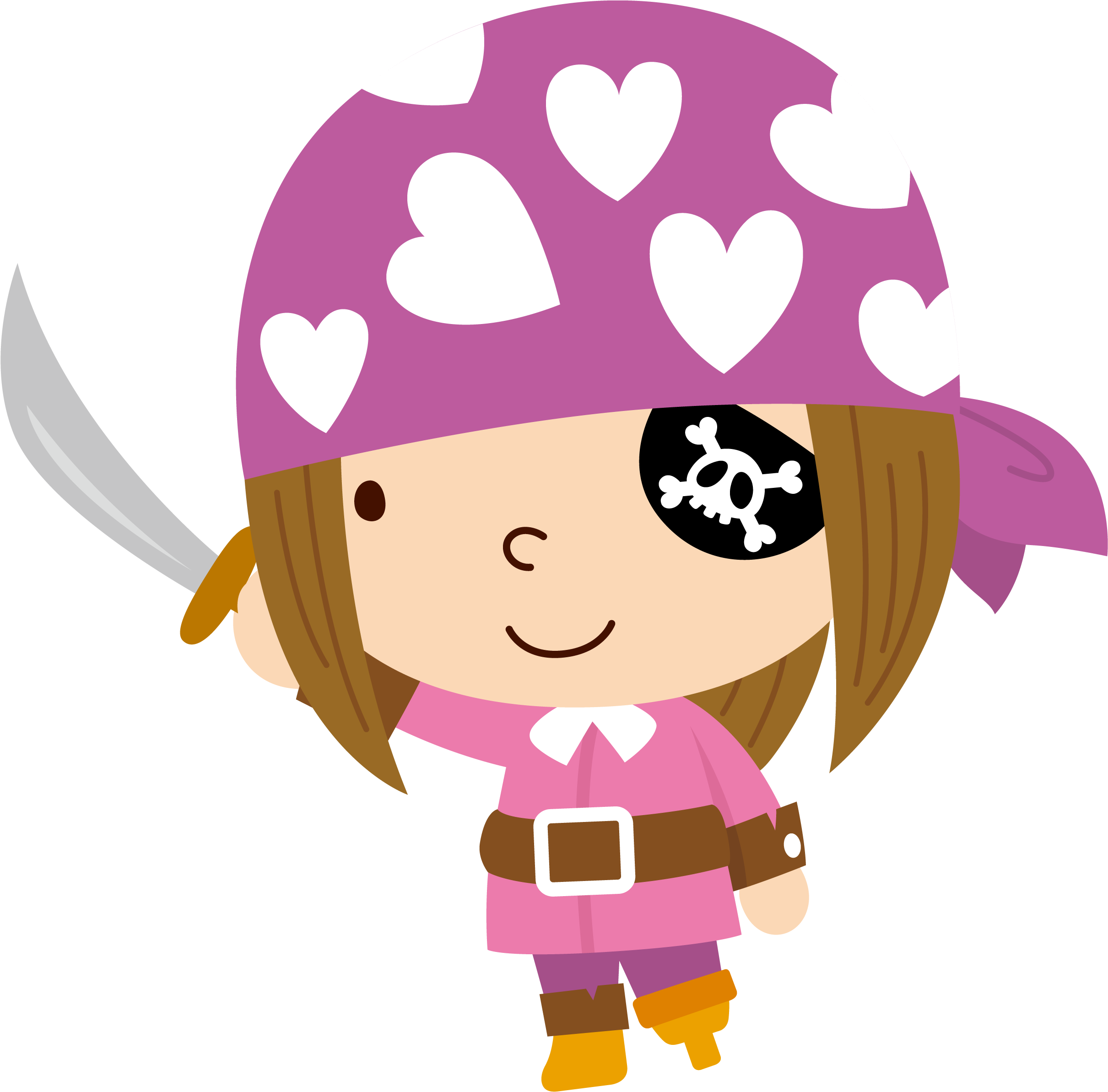 Pirate Clipart Transparent - Luny Tunes Bebes Conejita Transparente - Png Download (2434x2385), Png Download