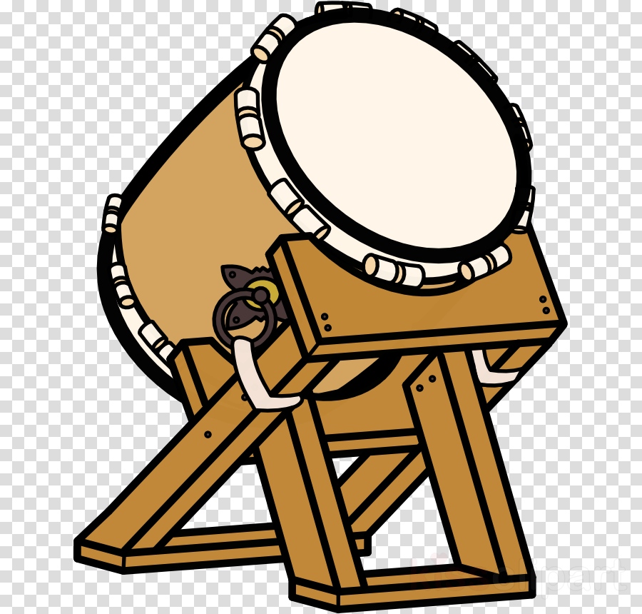 Taiko Instrument Drawing Clipart Taiko - Taiko Clipart - Png Download (900x860), Png Download