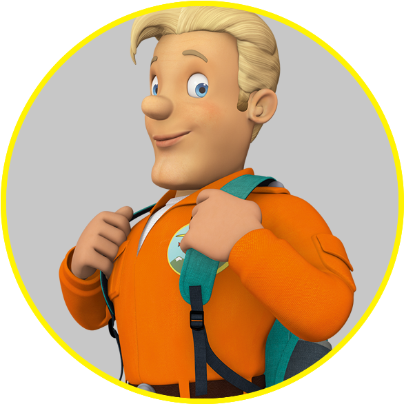 Tom Thomas - Feuerwehrmann Sam Tom Thomas Clipart (600x600), Png Download