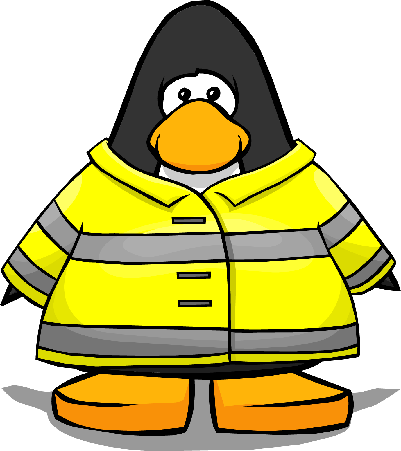 Club Penguin Blue Hoodie Clipart (1380x1554), Png Download