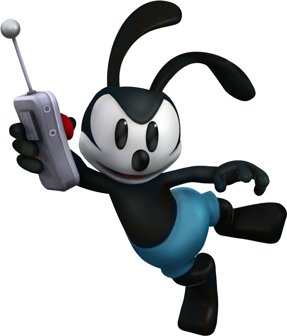 Oswald The Lucky Rabbit Clipart Famous Cartoon - Disney Epic Mickey 2 Oswald - Png Download (1000x1180), Png Download