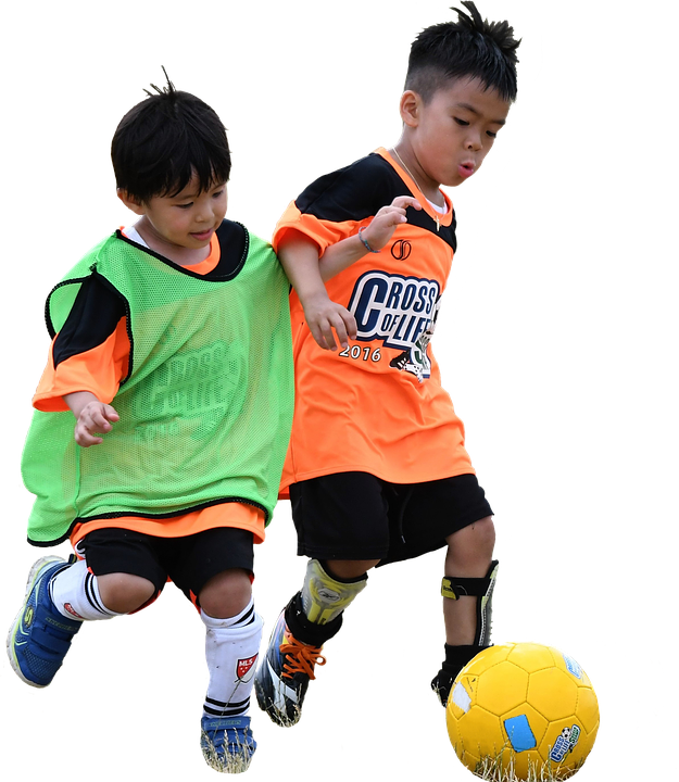 Play Soccer Cliparts 24, Buy Clip Art - Boys Playing Soccer Png Transparent Png (625x720), Png Download